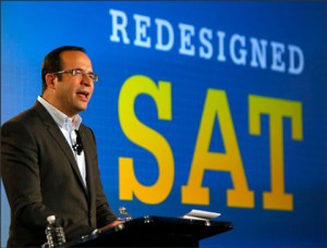 College Board CEO speaking about Redesigned SAT