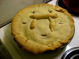 Pie with Pi on top